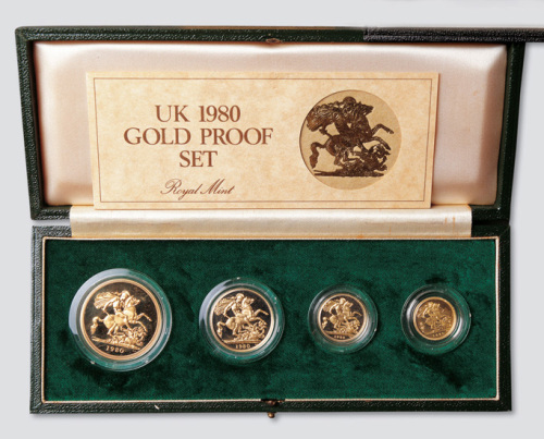 1980年英国皇家纪念金章一套四枚