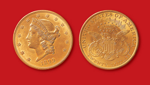 1899年美国20元金币