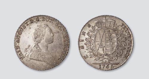 1765年德国萨克森公国银币