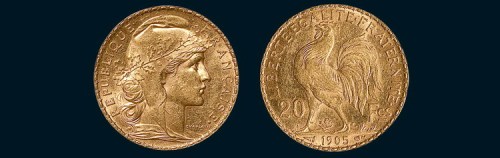 1905年法国20法郎金币