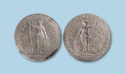 1901年英国银币一枚