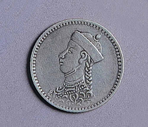 四川卢比银币二枚