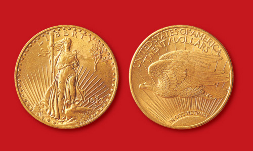 1913年美国20元金币