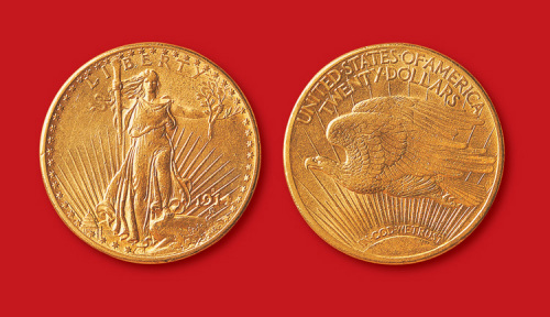 1914年美国20元金币