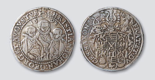 1593年德国萨克逊银币