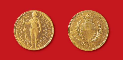 1934年瑞士100法郎金币