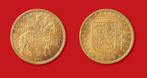 1934年捷克斯洛伐克10Ducats金币