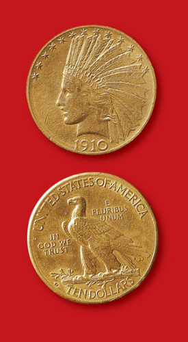 1910年美国10元金币