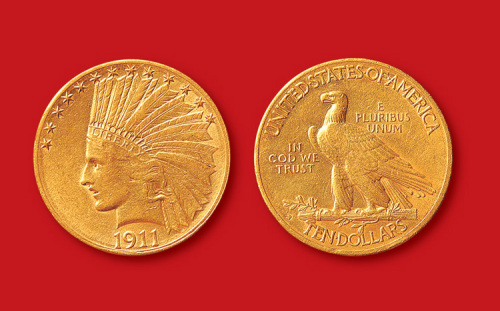 1911年美国10美元金币