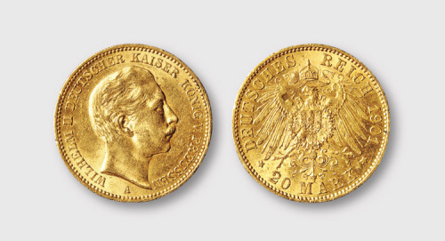 1901年德国20马克金币