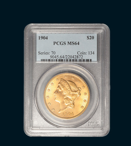 1904年美国20元金币