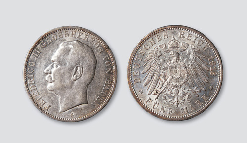 1913年德国巴登银币