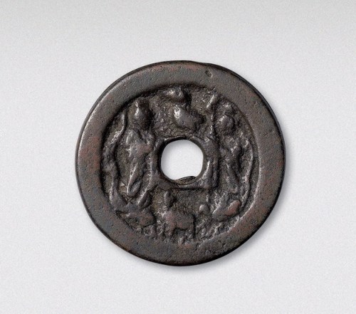 辽代神仙人物花钱（直径39mm）