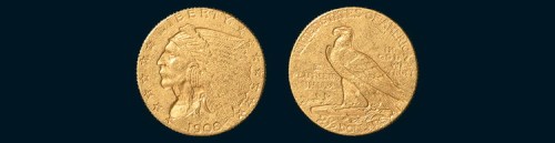 1908年美国2.5元金币