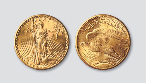 1927年美国20美元金币