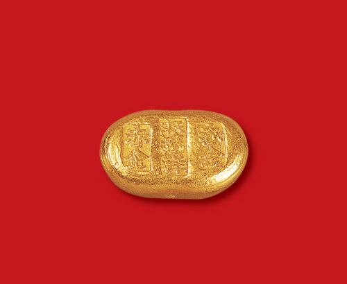 清末民初天津鸿祥赤金一两金锭