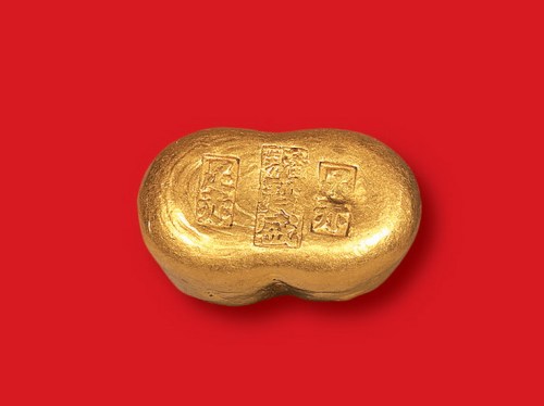 清末民初“沈阳宝盛足赤”一两金锭