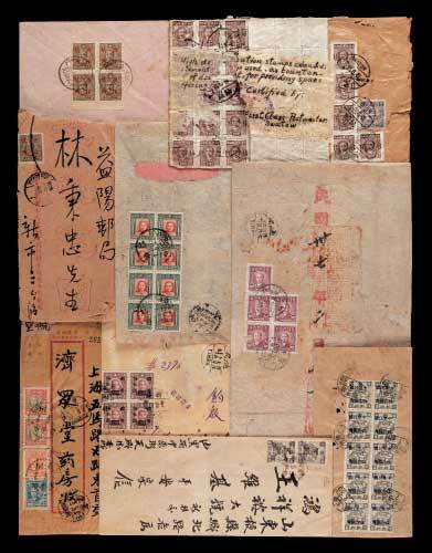 1946年佳木斯寄肥城县封