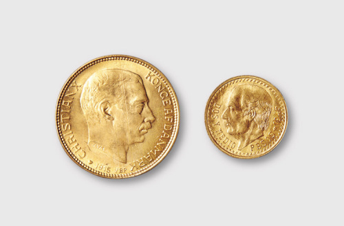 1915年丹麦20克朗金币