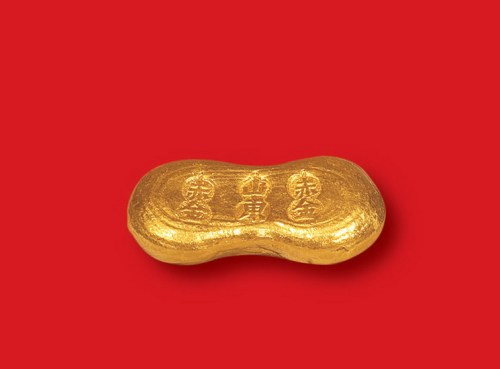 清末民初“山东赤金”一两金锭
