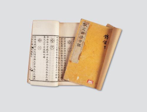 民国出版《西清古鉴·钱录卷》二册