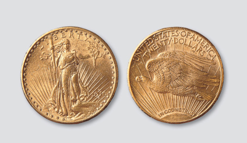 1916年美国20元金币