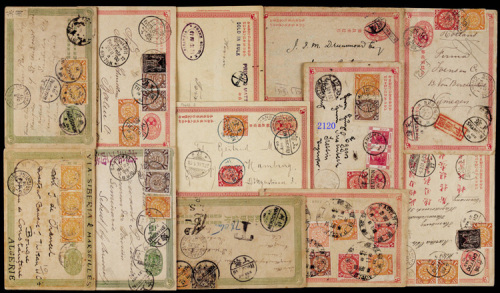 1901年天津寄德国清一次邮资明信片