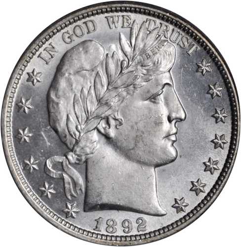 1892 Barber Half Dollar. MS-63 (PCGS). CAC. OGH.