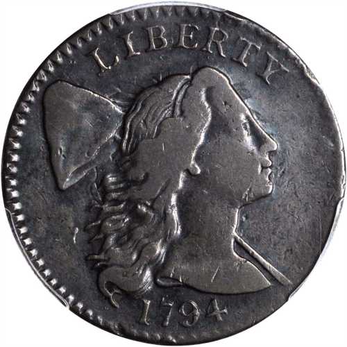 1794 Liberty Cap Cent. S-30. Rarity-1. Head of 1794. VF-25 (PCGS).