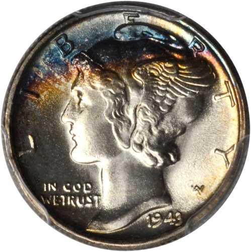 1943-S Mercury Dime. MS-67+ FB (PCGS). CAC.