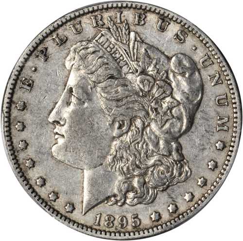 1895-O Morgan Silver Dollar. EF-45 (PCGS).