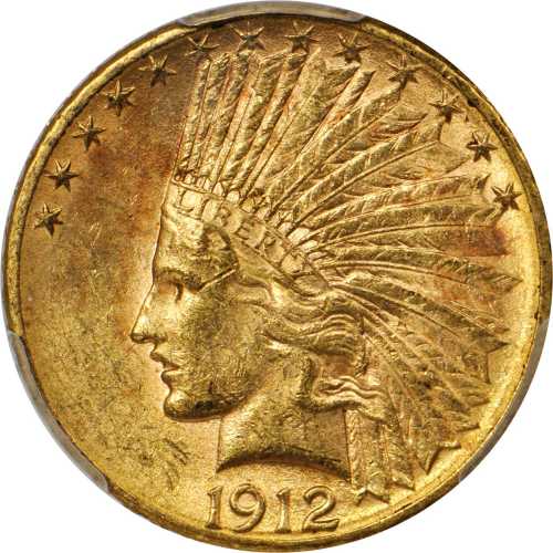 1912-S Indian Eagle. MS-61 (PCGS).