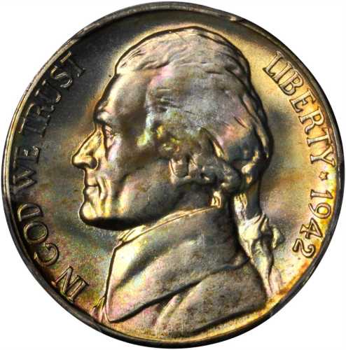 1942-S Jefferson Nickel. MS-67+ (PCGS).