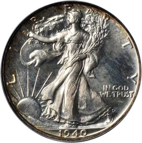 1940 Walking Liberty Half Dollar. Proof-65 (PCGS).