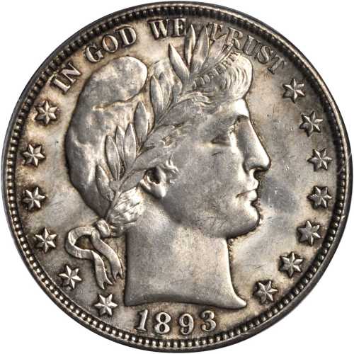 1893-O Barber Half Dollar. MS-61 (PCGS). OGH.