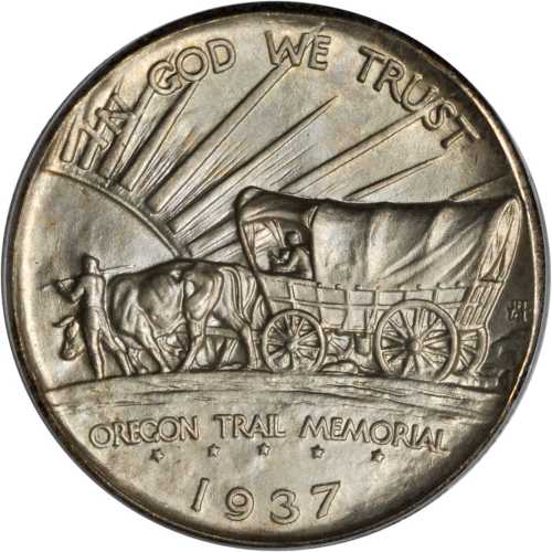 1937-D Oregon Trail Memorial. MS-67 (PCGS). CAC.