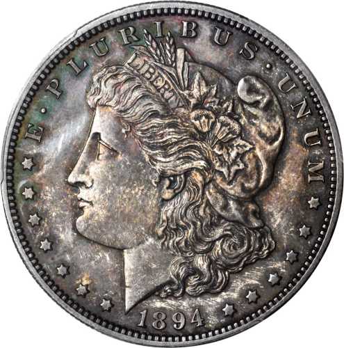 1894 Morgan Silver Dollar. Proof-63 (PCGS).