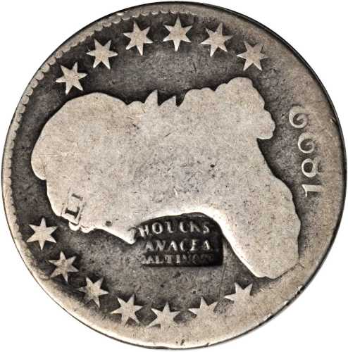 Maryland--Baltimore. HOUCKS / PANACEA / BALTIMORE on an 1822 Capped Bust half dollar. Brunk H-779, H