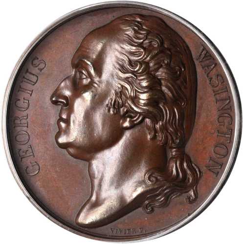 1819 (ca. 1830) Series Numismatica Medal. Washington Issue. Bronze. 41.9 mm. Musante GW-100, Baker-1