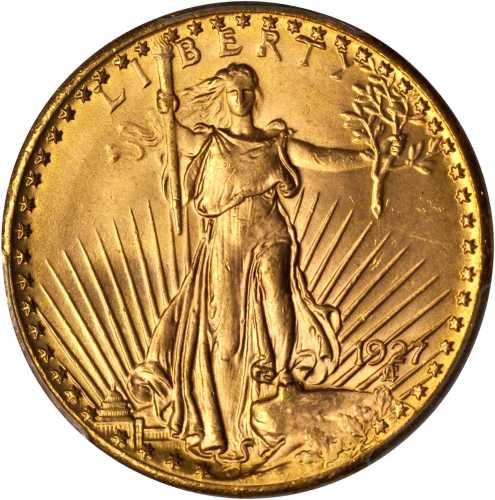 1927 Saint-Gaudens Double Eagle. MS-65 (PCGS).