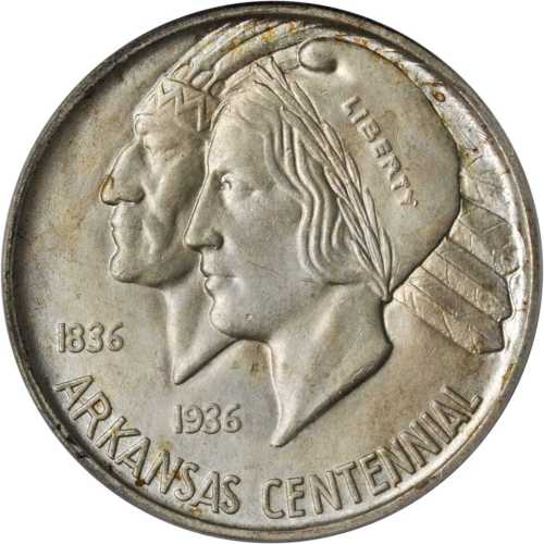 1936-S Arkansas Centennial. MS-66 (PCGS). CAC.