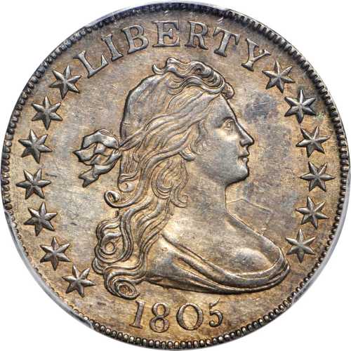 1805年半身像半美元 PCGS MS 62