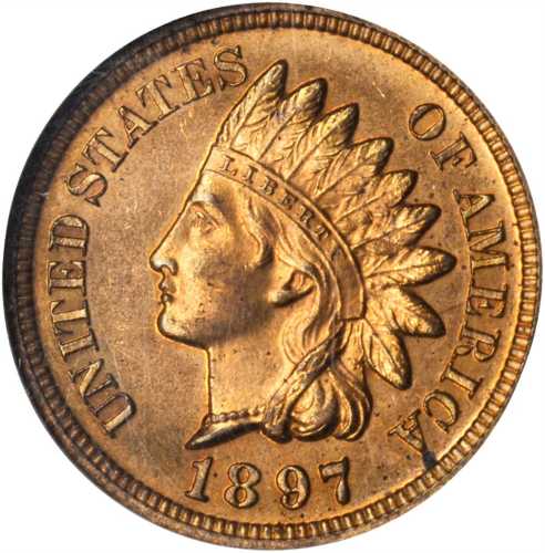 1897 Indian Cent. Proof-65 RD (NGC).