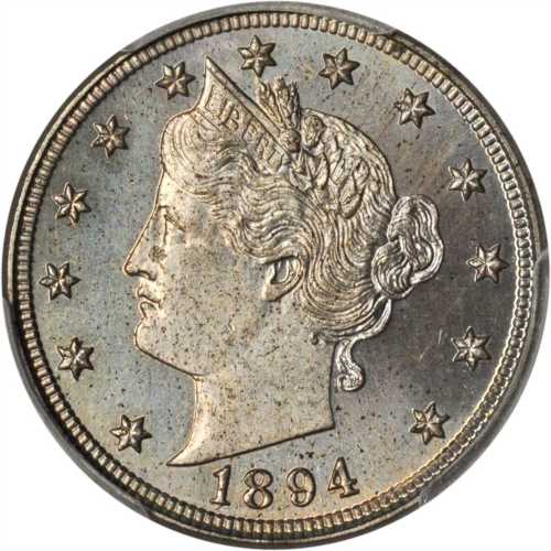 1894 Liberty Head Nickel. Proof-64 (PCGS).