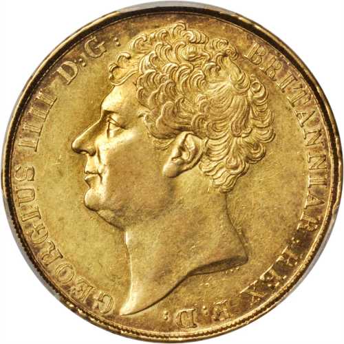 1823年英国2英镑金币。