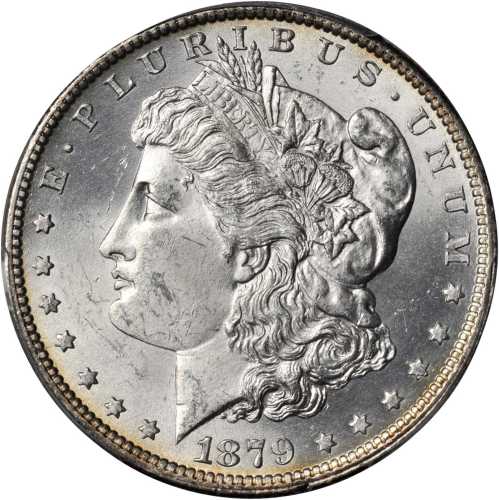 1879-O Morgan Silver Dollar. MS-63 (PCGS).