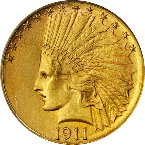 1911-S Indian Eagle. MS-63 (PCGS). CAC.