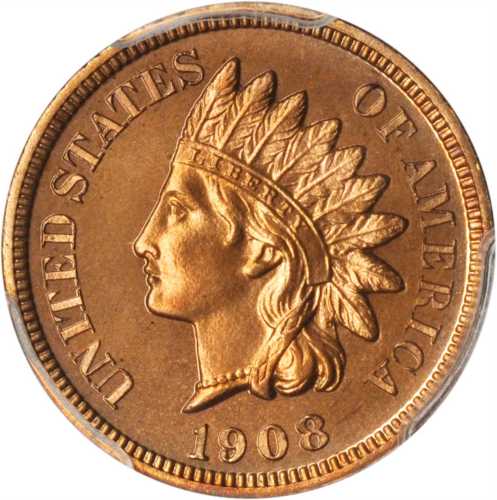 1908 Indian Cent. Proof-66 RD (PCGS).