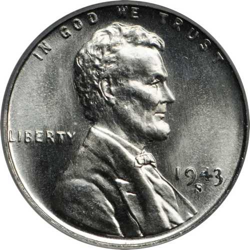 1943-S Lincoln Cent. MS-68 (PCGS). CAC.