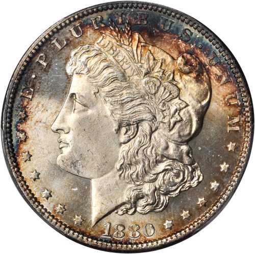 1880 Morgan Silver Dollar. MS-65 (PCGS).